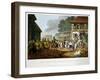 'French Troops Retreating Through and Plundering a Village', 1816-Matthew Dubourg-Framed Giclee Print