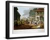 'French Troops Retreating Through and Plundering a Village', 1816-Matthew Dubourg-Framed Giclee Print