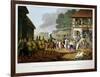 'French Troops Retreating Through and Plundering a Village', 1816-Matthew Dubourg-Framed Giclee Print