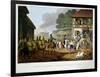 'French Troops Retreating Through and Plundering a Village', 1816-Matthew Dubourg-Framed Giclee Print