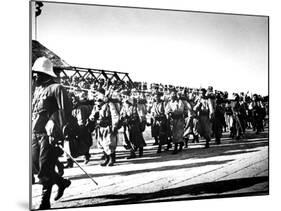 French Troops, Tientsin, China, 1900-null-Mounted Giclee Print