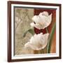 French Tulip Collage I-Abby White-Framed Art Print