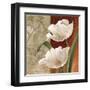 French Tulip Collage I-Abby White-Framed Art Print