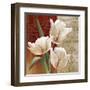 French Tulip Collage II-Abby White-Framed Art Print