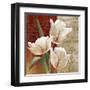 French Tulip Collage II-Abby White-Framed Art Print