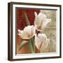 French Tulip Collage II-Abby White-Framed Art Print