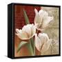 French Tulip Collage II-Abby White-Framed Stretched Canvas