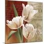 French Tulip Collage II-Abby White-Mounted Art Print