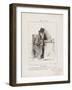 French Types: the Public Writer-Honore Daumier-Framed Giclee Print