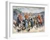 French Victory in Southern Algeria, 1897-F Meaulle-Framed Giclee Print