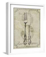 French Vintage Cafe-null-Framed Art Print