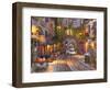 French Walkway (Variant 1)-Dominic Davison-Framed Art Print