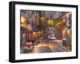 French Walkway (Variant 1)-Dominic Davison-Framed Art Print