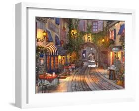 French Walkway (Variant 1)-Dominic Davison-Framed Art Print