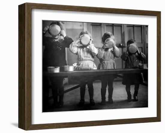 French War Orphans, 1941-Science Source-Framed Giclee Print