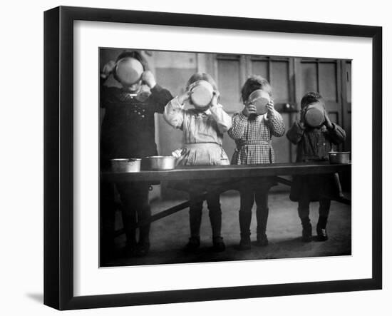 French War Orphans, 1941-Science Source-Framed Giclee Print