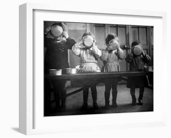 French War Orphans, 1941-Science Source-Framed Giclee Print