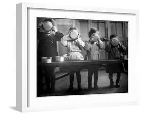 French War Orphans, 1941-Science Source-Framed Giclee Print