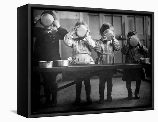 French War Orphans, 1941-Science Source-Framed Stretched Canvas