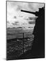 French Warship with Merchant Ship Convoy-null-Mounted Photographic Print