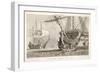 French Warships at Anchor-Morel-Framed Art Print