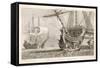 French Warships at Anchor-Morel-Framed Stretched Canvas