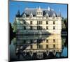 French Water Chateau-null-Mounted Art Print