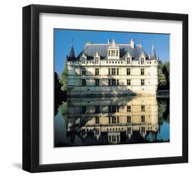 French Water Chateau-null-Framed Art Print