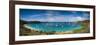 French West Indies, St-Barthelemy. Colombier, Anse de Colombier bay and beach-Walter Bibikow-Framed Photographic Print
