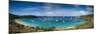 French West Indies, St-Barthelemy. Colombier, Anse de Colombier bay and beach-Walter Bibikow-Mounted Photographic Print