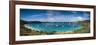 French West Indies, St-Barthelemy. Colombier, Anse de Colombier bay and beach-Walter Bibikow-Framed Photographic Print