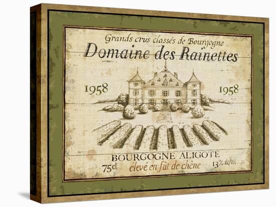 French Wine Label III-Daphne Brissonnet-Stretched Canvas