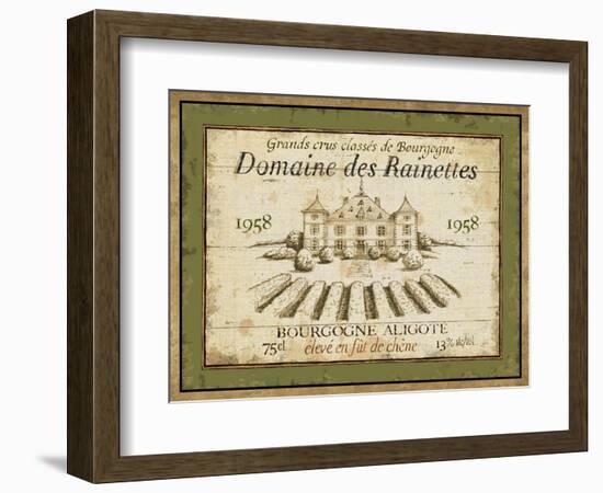 French Wine Label III-Daphne Brissonnet-Framed Art Print