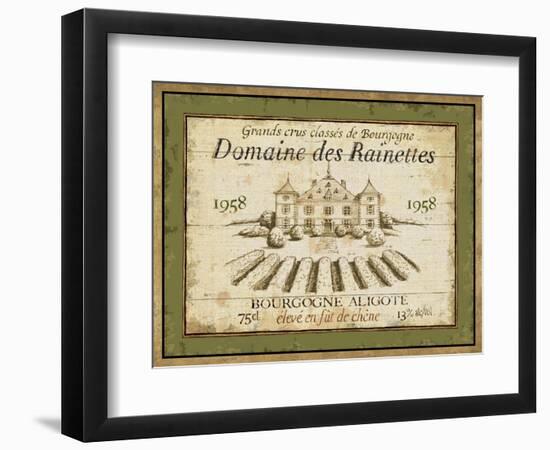 French Wine Label III-Daphne Brissonnet-Framed Art Print