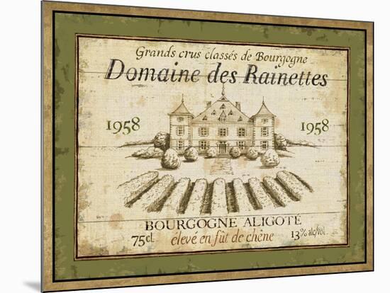 French Wine Label III-Daphne Brissonnet-Mounted Art Print