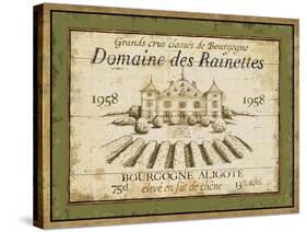 French Wine Label III-Daphne Brissonnet-Stretched Canvas