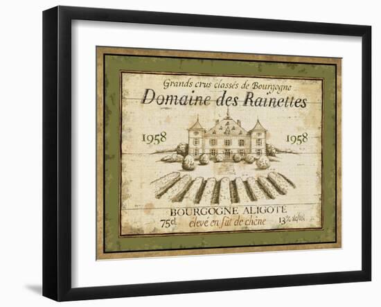 French Wine Label III-Daphne Brissonnet-Framed Art Print