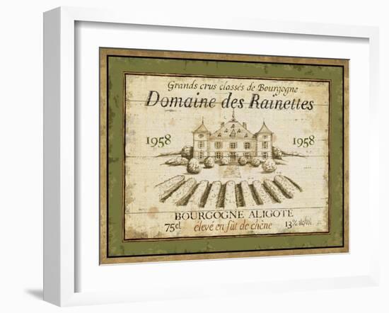 French Wine Label III-Daphne Brissonnet-Framed Art Print