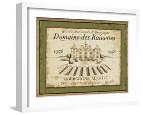 French Wine Label III-Daphne Brissonnet-Framed Art Print