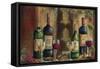 French Wine Tasting-Marilyn Dunlap-Framed Stretched Canvas