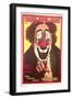 French Winter Circus, Clown-null-Framed Art Print