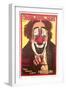 French Winter Circus, Clown-null-Framed Art Print