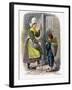 French Woman and Child Selling Fruit, 1809-W Dickes-Framed Giclee Print