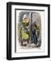 French Woman and Child Selling Fruit, 1809-W Dickes-Framed Giclee Print