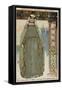 French Woman's Costume of the Capetian Dynasty, 1000-null-Framed Stretched Canvas