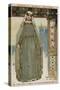 French Woman's Costume of the Capetian Dynasty, 1000-null-Stretched Canvas