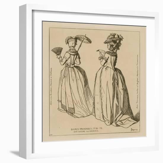 French Women, 1778-79-Raphael Jacquemin-Framed Giclee Print