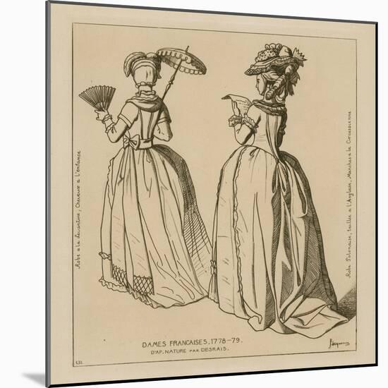 French Women, 1778-79-Raphael Jacquemin-Mounted Giclee Print