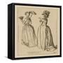 French Women, 1778-79-Raphael Jacquemin-Framed Stretched Canvas