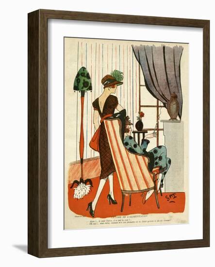 French Women 1919-null-Framed Art Print